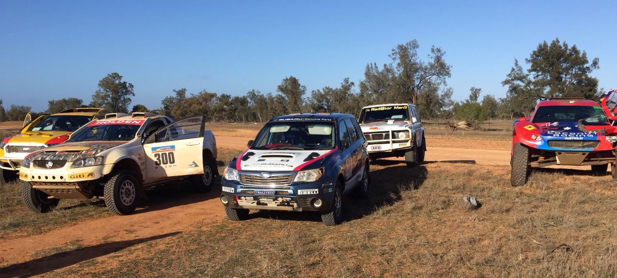 Rob Herridge was left a little deflated when the Maximum Motorsport Subaru Forester suffered an engine failure while leading in the Sunraysia Safari.